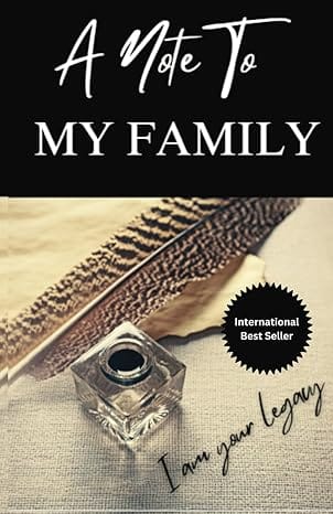 Book cover - A note to my family